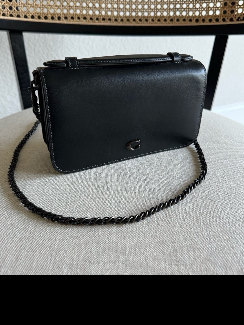 COACH Bea Crossbody Pewter/Black